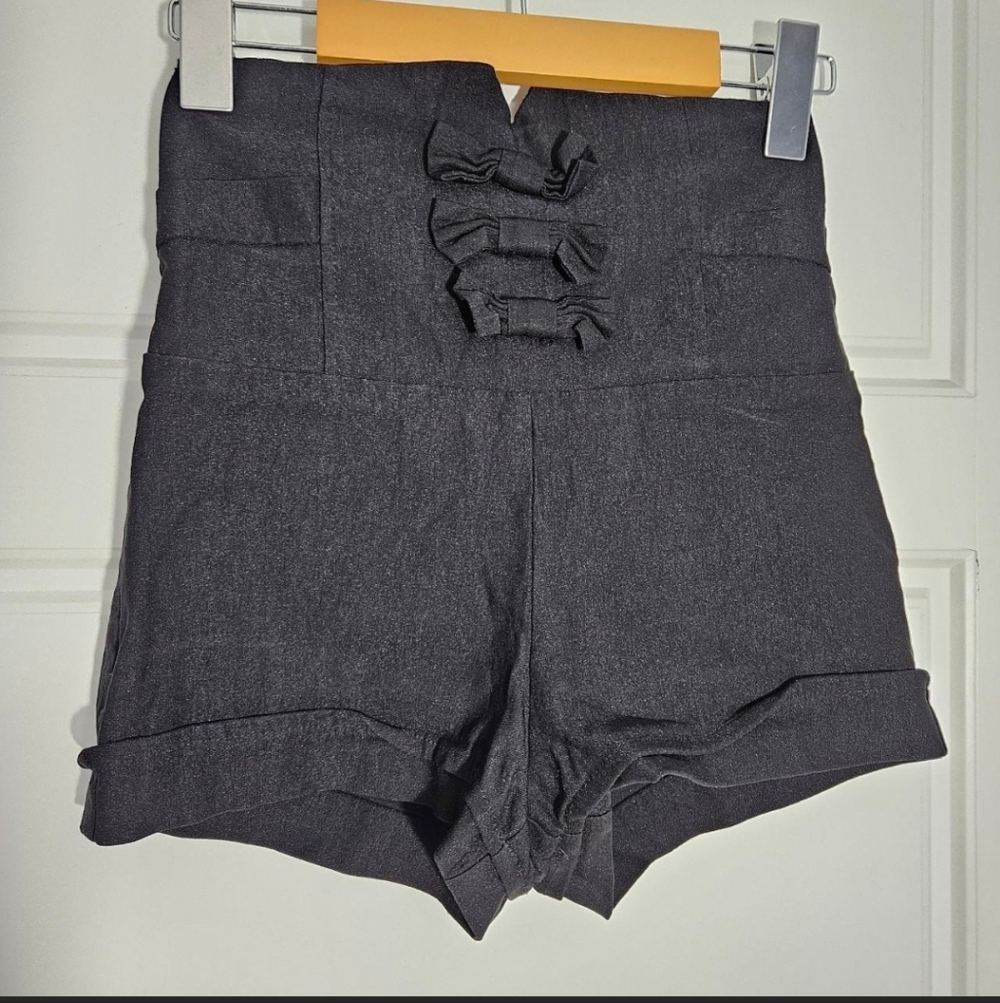 Black High Waisted Shorts